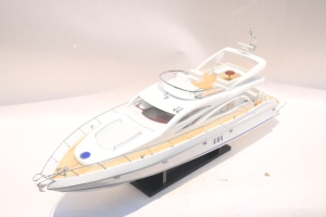 MANHATTAN SUNSEEKER 64 Luxury Modern Eco-Friendly Handmade Painted Wooden Model <b>Yacht</b> Boat Customize Pattern for Collectives - Product Image 3