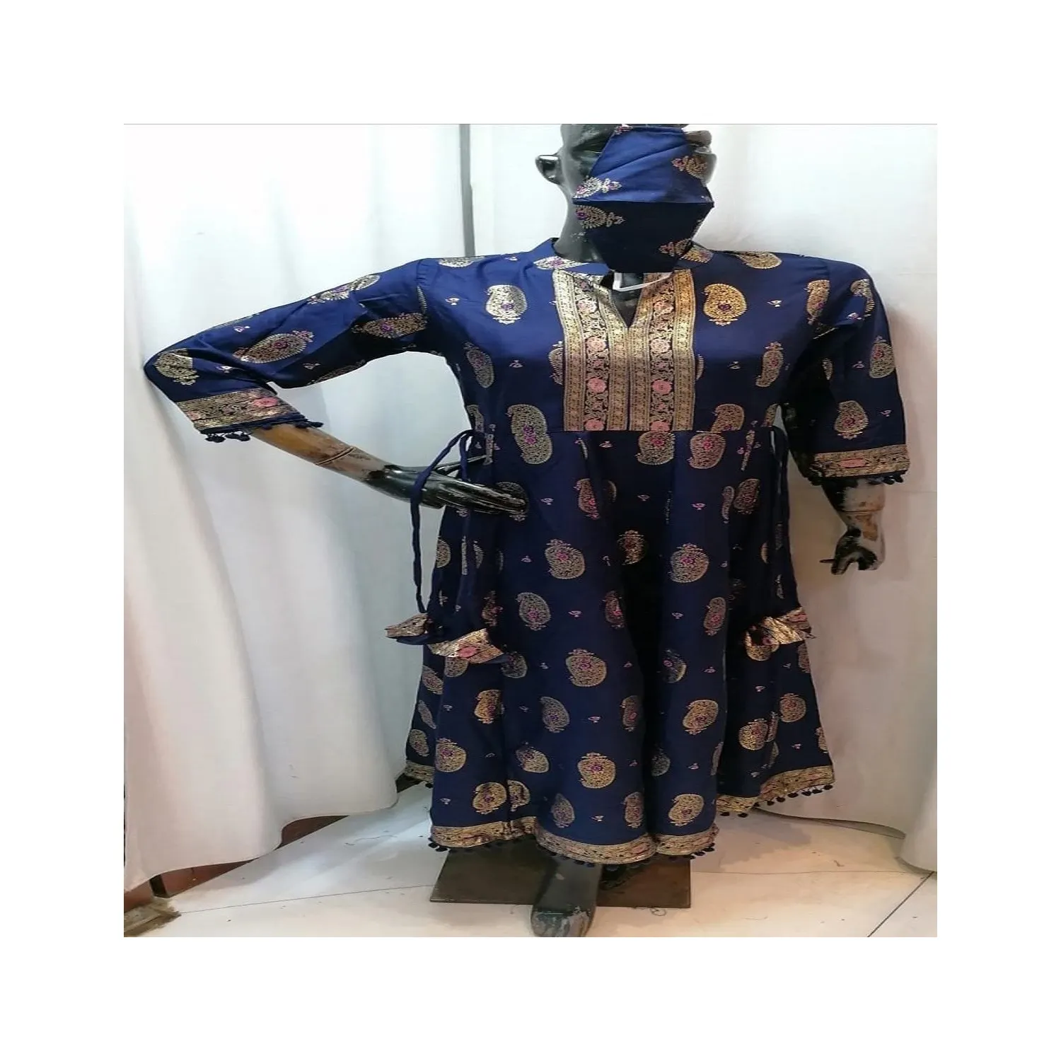 新しいインドのパキスタニデザイナードレス刺繍/ANARKALI LONG GOWN SHALWAR KAMEEZ SALE PRODUCT