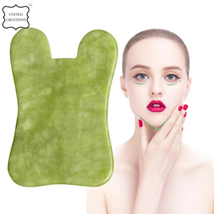 Vente en gros d'outils de beauté en pierre de jade naturel Gua Sha pour le visage et le corps - Product Image 5