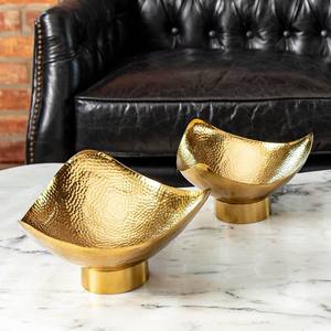 Bol à fruits écologique en forme de bateau en fonte d'aluminium de dernier style plateau à salade de finition antique de longue durée Style américain durable - Product Image 4