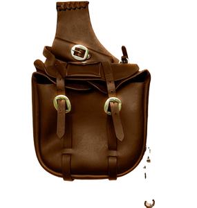 Bolsas de sillín occidentales de cuero genuino de alta calidad Y & Z Equipo de carreras de caballos de calidad superior disponible a precio mayorista - Product Image 1