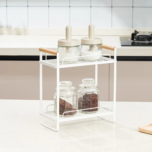 Glass Spice Rack for a Sleek <b>Kitchen</b> Modern Glass Spice Rack for Cabinet or <b>Pantry</b> - Product Image 1