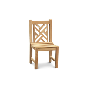 Mobilier d'extérieur en bois de teck de style moderne Chaise à dossier croisé pour hôtels de luxe Villas pour jardin, parc, terrasse, salle à manger, salon - Product Image 3