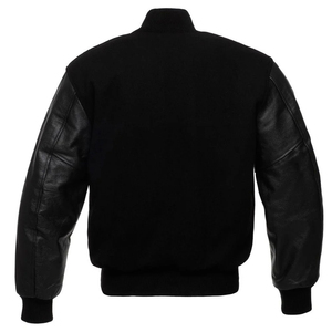 Custom High Quality Premium Letterman Adults Outdoor Fashion Varsity <b>Jackets</b> Breathable Windproof Genuine <b>Leather</b> Sleeves <b>Jacket</b> - Product Image 4