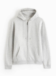 เสื้อมีฮู้ดแบบซิปสำหรับผู้ชายผ้าคอตตอนโพลีเอสเตอร์ระบายอากาศได้ดีใหม่2025 - Product Image 2