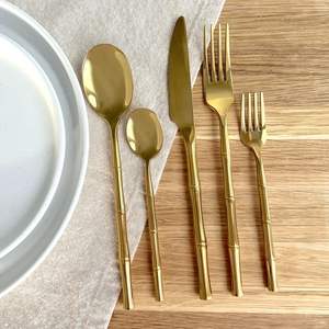 Juego de Cubiertos de Acero Inoxidable de Grado Alimenticio, 100 Piezas, Personalizable, para Fiestas, Durabilidad Prolongada y Diseño Ligero - Product Image 6