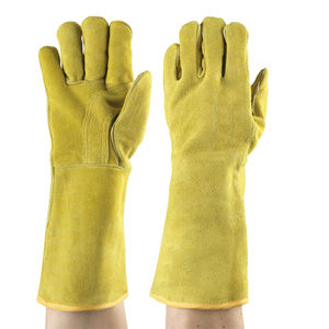 Nouveau 2025 Gants de soudage personnalisés en gros de qualité professionnelle | Meilleur fabricant Logo personnalisé Gants de soudage de bonne qualité - Product Image 1