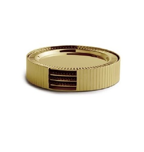 Posavasos de Latón Pulido de Alta Calidad, Diseño Simple, Estilo Clásico, Vajilla Metálica para Decoración de Bares Elegantes - Product Image 2