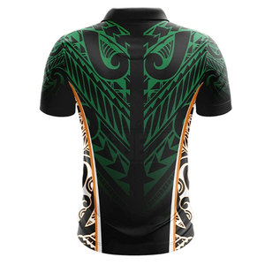 Camisetas de Golf Estilo Deportivo para Hombre, Poliéster/Algodón, Impresión por Sublimación, Transpirables, Ecológicas, Servicio OEM Disponible, Venta al Por Mayor - Product Image 2