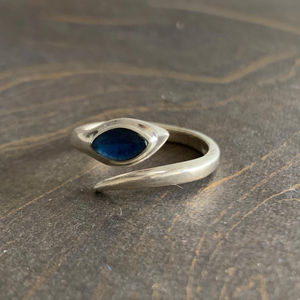 Adjustable <b>Snake</b> Design Fashion <b>Ring</b> 2.8 Grams Rose <b>Gold</b> & <b>Gold</b> Bezel Setting Trendy and Stylish Gift - Product Image 1