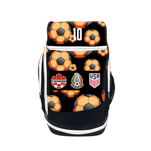 Sac à dos souple de sublimation avec fermeture éclair pour académies sportives, logo personnalisé, voyage scolaire, usine OEM SSB-0114 - Product Image 1