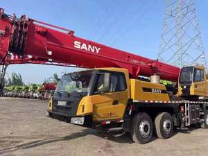 Grue à flèche télescopique Sany STC500E5 de 50 tonnes avec moteur pour la construction en montagne, grue sur camion d'occasion - Product Image 2