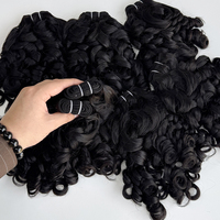 Extensiones de Cabello Humano Rizado y Voluminoso de Camboya, Cabello Virgen Natural, Suministro del Fabricante para Compradores Globales
