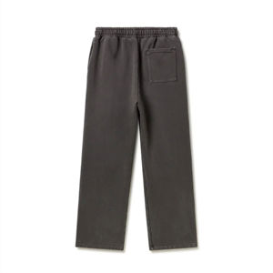 Pantalones de chándal ligeros informales de lana para hombre con cordón de cintura elástica sólida para otoño Servicio del fabricante OEM - Product Image 2