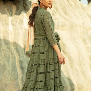 2023 Venta caliente al por mayor vestido de estilo occidental de las mujeres hechas a medida al por mayor nuevos vestidos de estilo occidental - Product Image 4