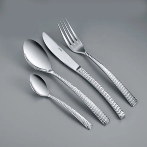 Ensemble de couverts au design antique fait à la main en acier inoxydable avec finition miroir, parfait pour la vaisselle de cuisine et l'ensemble de salle à manger - Product Image 6