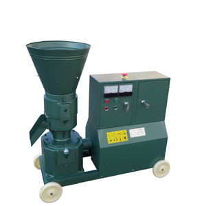 OEM biomasse bois granulés moulin Machine 100-1000 kg/h rouleau rotatif plat matrice sciure granulateur nouvelle condition métal alimentation - Product Image 5