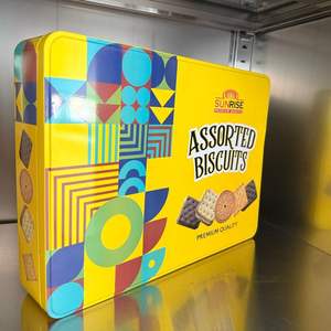 Caja de regalo vacía de grado alimenticio de lata de metal personalizable OEM para almacenamiento de azúcar de goma de mascar dulces-Características reciclables para chocolate - Product Image 4