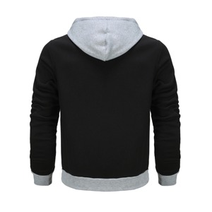 Sudadera con Capucha Bordada de Invierno Unisex Vintage de Marca Privada OEM ODM para Hombre, Sudadera con Capucha con Cremallera de Alta Calidad - Product Image 5