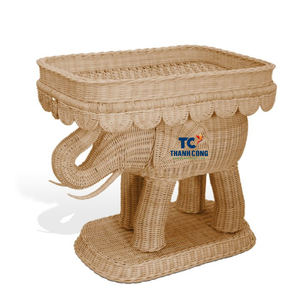 โต๊ะกาแฟหวายทำด้วยมือเฟอร์นิเจอร์หวายธรรมชาติสำหรับห้องนั่งเล่นบ้านและการตกแต่งภายในที่สะดวกสบาย - Product Image 1