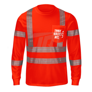 Ensemble de vêtements de travail de sécurité réfléchissants de haute qualité de marque personnalisée pour les travailleurs de la construction industrielle Boutonnée en polyester - Product Image 6