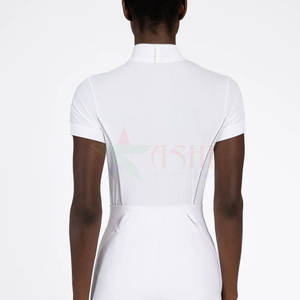 Chemise d'équitation personnalisée haut de gamme pour femmes, pour l'équitation, le saut d'obstacles et le dressage - Imperméable, coupe-vent, en spandex/polyester - Product Image 2