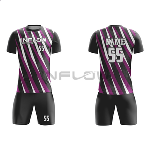 Ensemble de maillots de football de club à dégradé de couleurs, personnalisable avec un nom, pour le football, pour toutes les saisons - été, hiver, automne - Product Image 1