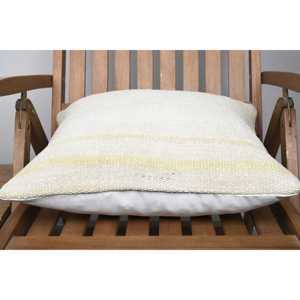 Almohada con estampado Vintage de lujo de lana Beige de 18x18 pulgadas, estilo de retales tejido con acento rústico de granja, portátil para uso en sofá de dormitorio - Product Image 5