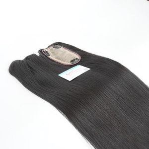 Listo para enviar 100% Extensiones de cabello humano Remy vietnamita virgen Hueso de alta calidad Topper recto Color negro Estilo de onda natural - Product Image 6