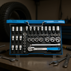 Jeu de douilles Gedore 1/2'' 42 pièces, kit d'outils durable et polyvalent - Product Image 3