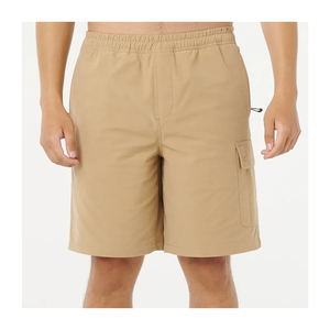 Shorts de sport d'extérieur pour hommes en polyester de haute qualité, séchage rapide, style satiné uni, logo personnalisé, shorts de pêche, shorts de sport d'été, shorts de plage - Product Image 4