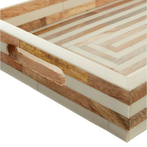Design personnalisé Plateau de service en bois Vaisselle de la meilleure qualité Plateau de restauration rapide décoratif pour la maison Artisanat de qualité supérieure Fabriqué en Inde - Product Image 6