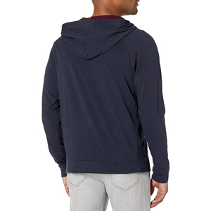 Sweat à capuche personnalisé 2025 en coton 100% avec logo sur mesure, molleton épais de haute qualité, coupe oversize, style streetwear, avec poches, pour l'hiver - Product Image 4