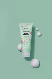 SOQU REVITALIZING <b>SNAIL</b> PEPTIDE CLEANSING FOAM - Product Image 3