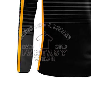 เสื้อแจ็คเก็ตสำหรับเล่นเบสบอลแบบมีแผ่นปะติดสองสี คุณภาพสูง ผลิตตามสั่ง (OEM) จาก FANTASY WEAR พร้อมดีไซน์เฉพาะตัว - Product Image 4