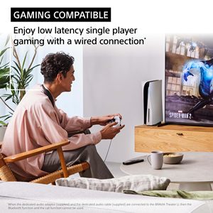 65 Inch 4K Ultra HD OLED Smart <b>Television</b> 144HZ Refresh Rate Black Home Cinema Display Wireless Wearable Audio Speaker Bundle - Product Image 5
