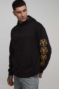 Top Offre Spéciale meilleure qualité 100% coton pull hommes sweats à capuche Streetwear poids lourd couleur noire à capuche - Product Image 5