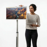 32" 10000mAh Battery Standbyme Screen Android Movable Smart TV Portable Wireless Touch Monitor on Wheels for Bedroom Fitness