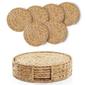 Posavasos de Ratán Tejidos a Mano - Product Image 1