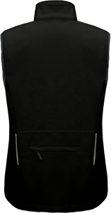 Women's Lightweight Softshell Waistcoat Fleece Lined Windproof <b>Jacket</b> for <b>Hiking</b> Travel Button Diamond Outer Wear Gilets Short - Product Image 3