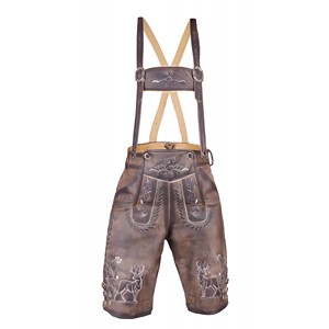 Shemax 2024 Hot Selling High Quality Custom Wholesale Swim Men <b>Women</b> Unisex Denim Jeans Trachten Short <b>Lederhosen</b> - Product Image 3