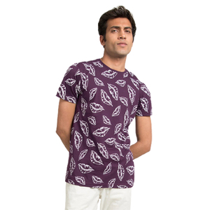 Venta al por mayor de algodón hombres camisetas gráficas ropa de los hombres camisa nueva moda High Street barato impreso camiseta - Product Image 1