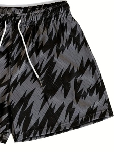 Personalizado hombres gimnasio Fitness verano Pantalones cortos Casual Playa nadar pantalones cortos cintura media diferente diseño impreso algodón poliéster Oem servicio - Product Image 2