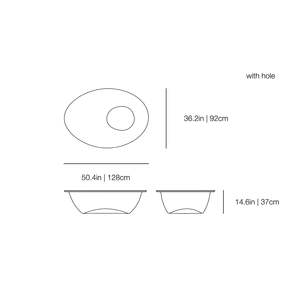 Palm Beach Modern Simple Living Room Furniture Nacre Low Glass <b>Table</b> Durable Tempered Glass Farmhouse Entry Style-Floor Model - Product Image 3