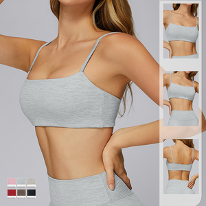 Conjunto Deportivo de 2 Piezas al por Mayor, Ropa Deportiva Personalizada, Conjunto de Gimnasio sin Costuras con Textura Acanalada, Conjuntos de Yoga para Mujer - Product Image 4