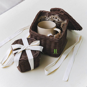 Nuevo Producto 2026 Caja de Regalo Navideña de Ratán, Artículos de Decoración Navideña, Adornos Navideños, Hermosa Caja de Regalo, Tamaño Personalizado - Product Image 5