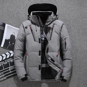 Fabricante OEM de Chaquetas de Invierno Largas, Chaqueta Acolchada con Capucha para Hombre, Chaqueta de Hombre con Cremallera a Prueba de Viento de Moda, Venta al por Mayor - Product Image 2