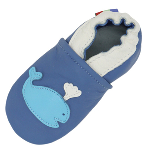 Chaussures de bébé en cuir à semelle souple avec Logo, prix d'usine en gros - Product Image 3