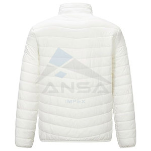 Chaqueta acolchada directa de fábrica para hombre, abrigo empacable aislado para Otoño Invierno Primavera, puños elásticos con dobladillo, múltiples bolsillos - Product Image 2