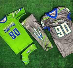 ชุดเครื่องแบบอเมริกันฟุตบอลพิมพ์ลายระเหิดได้,เครื่องแบบอเมริกันฟุตบอลปรับแต่งโลโก้ได้ตามต้องการ - Product Image 2